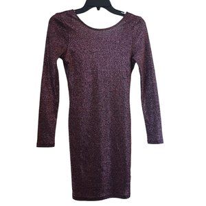 H&M Divided Shimmery Bodycon Dress Size 6
